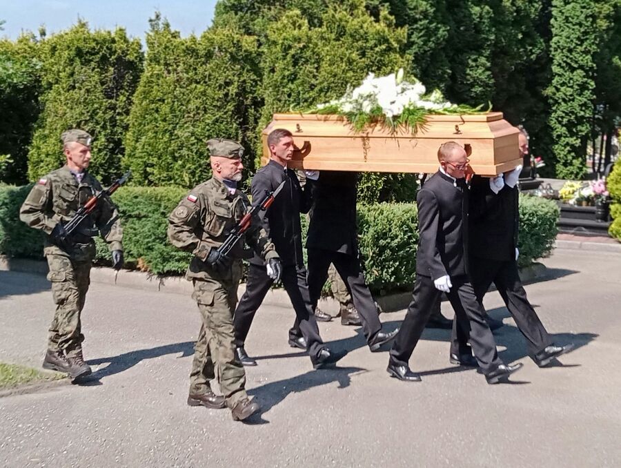 Uroczystości pogrzebowe Zofii Posmysz-Piaseckiej. Fot. IPN