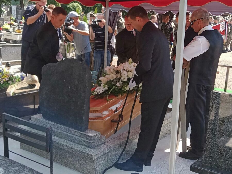 Uroczystości pogrzebowe Zofii Posmysz-Piaseckiej. Fot. IPN