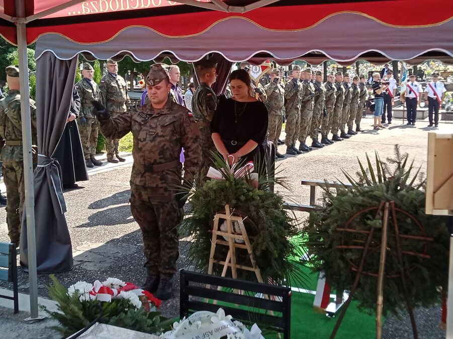 Uroczystości pogrzebowe Zofii Posmysz-Piaseckiej. Fot. IPN