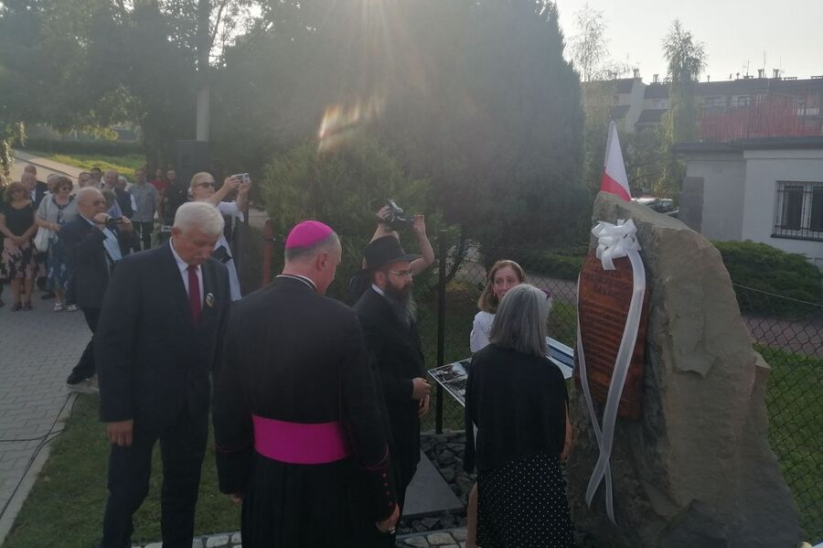 Uroczystość pamięci limanowskich Żydów. Fot. IPN