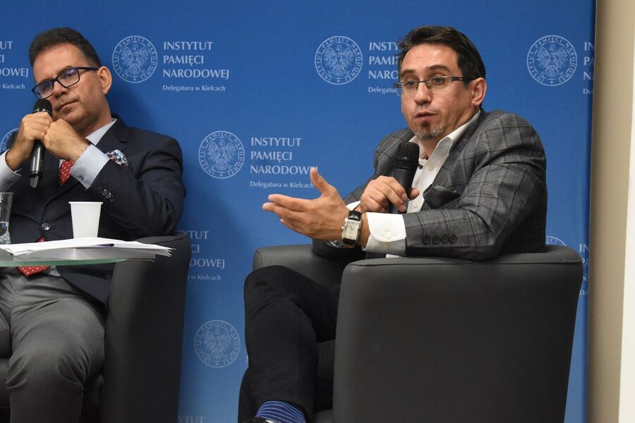 Debata na „Przystanku Historia” w Kielcach. Fot. Dariusz Skrzyniarz (IPN)