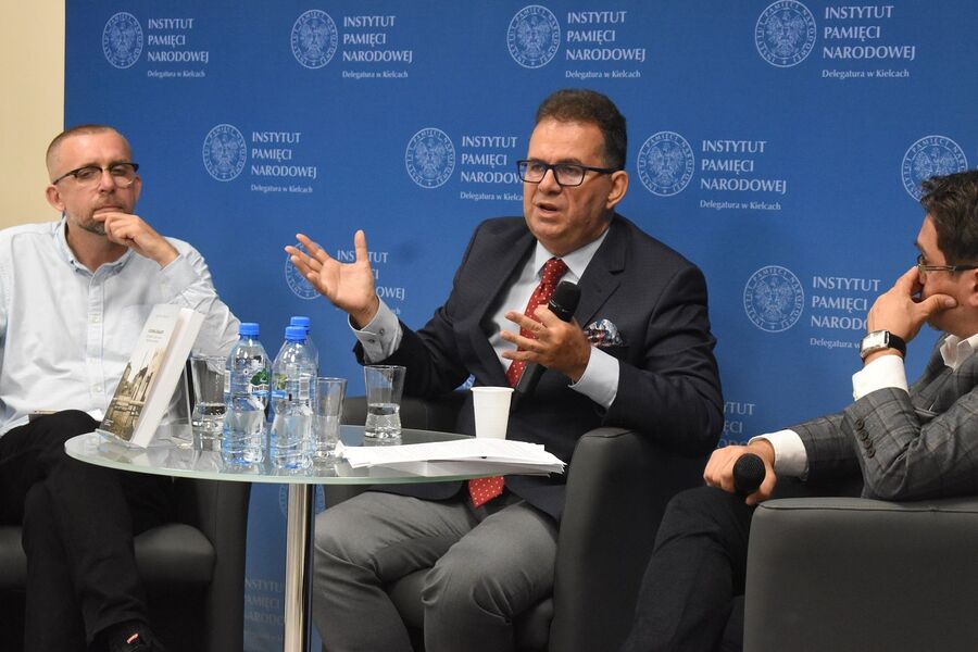 Debata na „Przystanku Historia” w Kielcach. Fot. Dariusz Skrzyniarz (IPN)