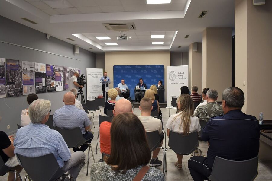 Debata na „Przystanku Historia” w Kielcach. Fot. Dariusz Skrzyniarz (IPN)