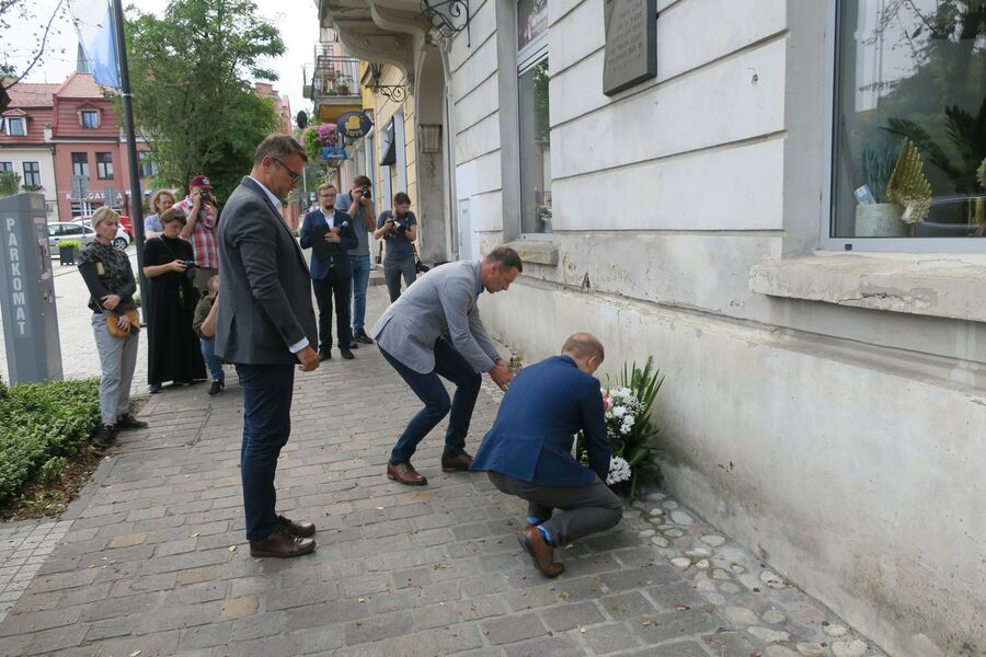 80. rocznica deportacji myślenickich Żydów. Fot. Roman Gieroń (IPN)