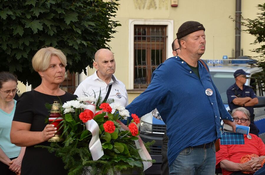 W Nowym Sączu uczczono pamięć żydowskiej społeczności miasta. Fot. Janusz Ślęzak (IPN)