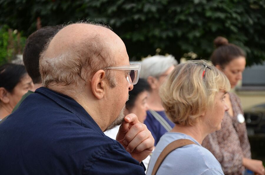 W Nowym Sączu uczczono pamięć żydowskiej społeczności miasta. Fot. Janusz Ślęzak (IPN)