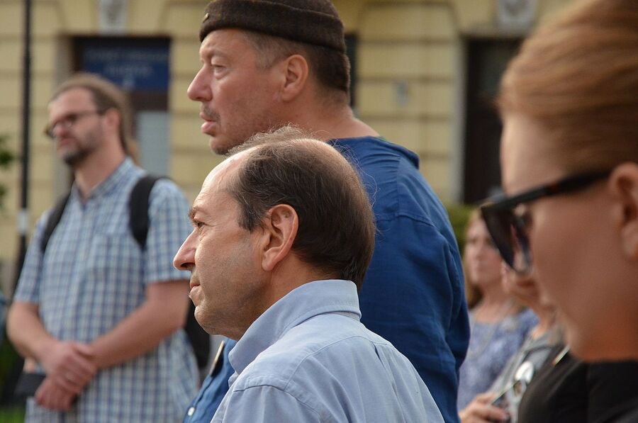 W Nowym Sączu uczczono pamięć żydowskiej społeczności miasta. Fot. Janusz Ślęzak (IPN)