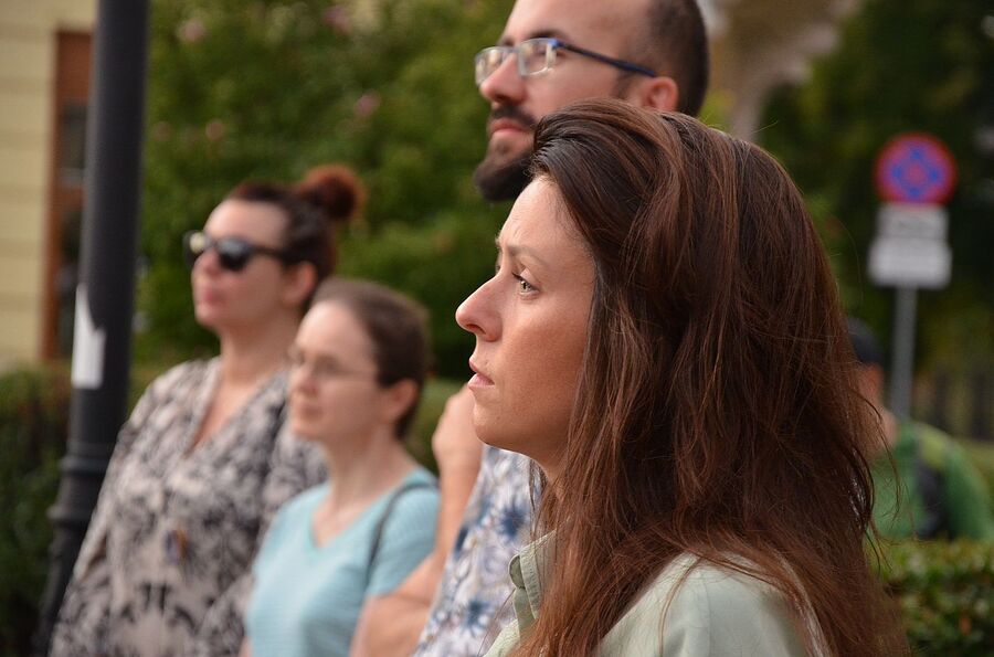 W Nowym Sączu uczczono pamięć żydowskiej społeczności miasta. Fot. Janusz Ślęzak (IPN)