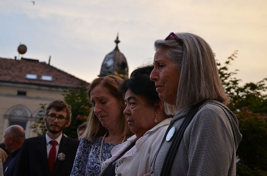 W Nowym Sączu uczczono pamięć żydowskiej społeczności miasta. Fot. Janusz Ślęzak (IPN)