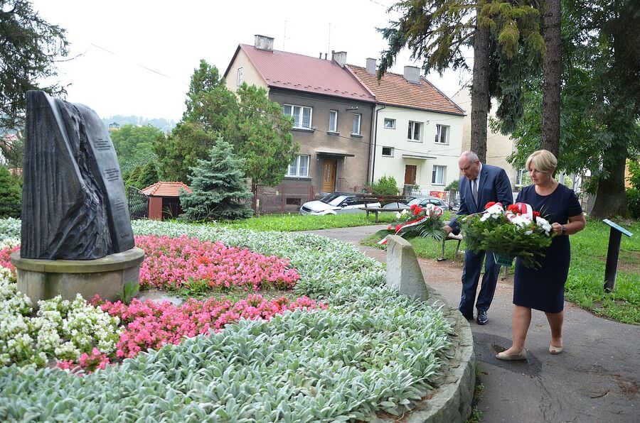 Uczciliśmy pamięć żydowskiej społeczności Bochni. Fot. Janusz Ślęzak (IPN)