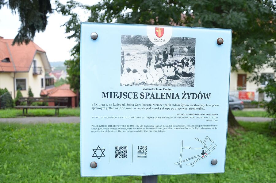 Uczciliśmy pamięć żydowskiej społeczności Bochni. Fot. Janusz Ślęzak (IPN)