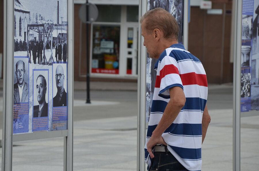 Uczciliśmy pamięć żydowskiej społeczności Bochni. Fot. Janusz Ślęzak (IPN)