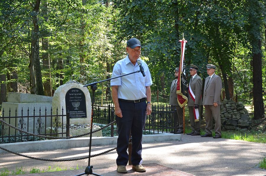 W Niepołomicach uczczono pamięć Żydów – ofiar niemieckiej Akcji Reinhardt. Fot. Janusz Ślęzak (IPN)