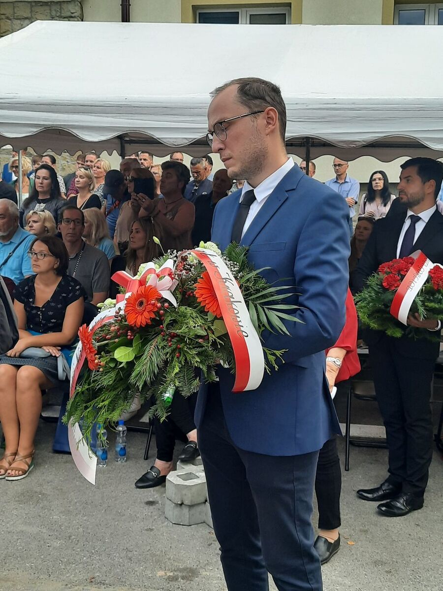 W Nowym Sączu otwarto Skwer Pamięci Ofiar Zagłady. Fot. IPN