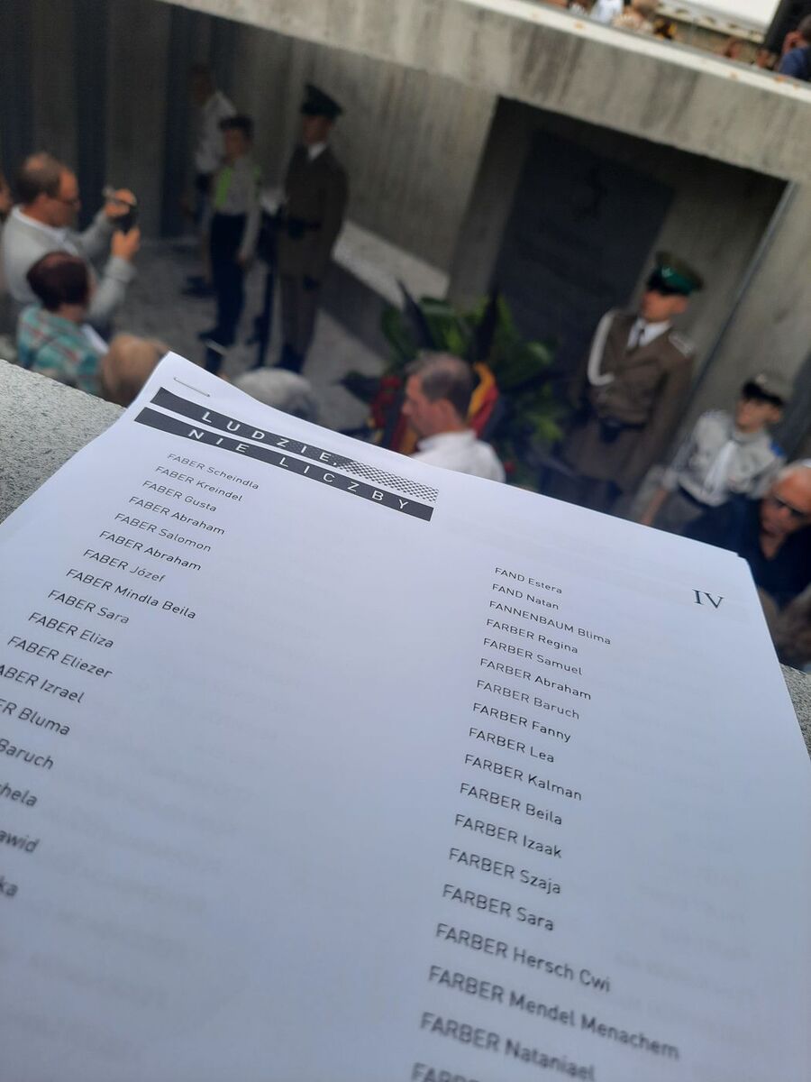 W Nowym Sączu otwarto Skwer Pamięci Ofiar Zagłady. Fot. IPN