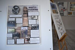 Wystawa prac o westerplatczykach. Fot. Dariusz Skrzyniarz (IPN)