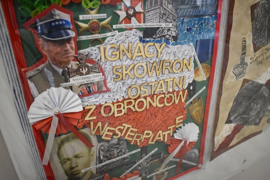Wystawa prac o westerplatczykach. Fot. Dariusz Skrzyniarz (IPN)