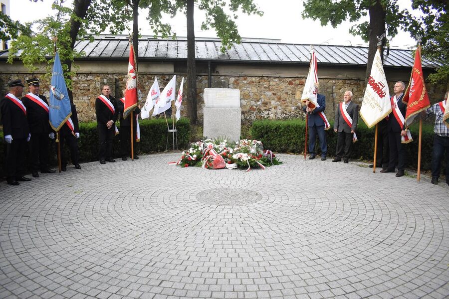 42. rocznica podpisania Porozumień Sierpniowych. Uroczystości w Kielcach. Fot. Dariusz Skrzyniarz (IPN)