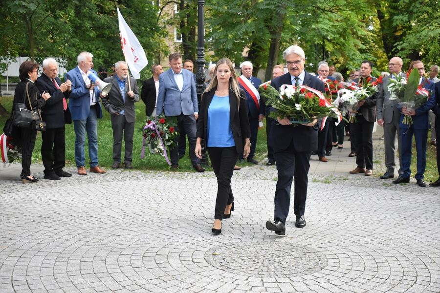 42. rocznica podpisania Porozumień Sierpniowych. Uroczystości w Kielcach. Fot. Dariusz Skrzyniarz (IPN)