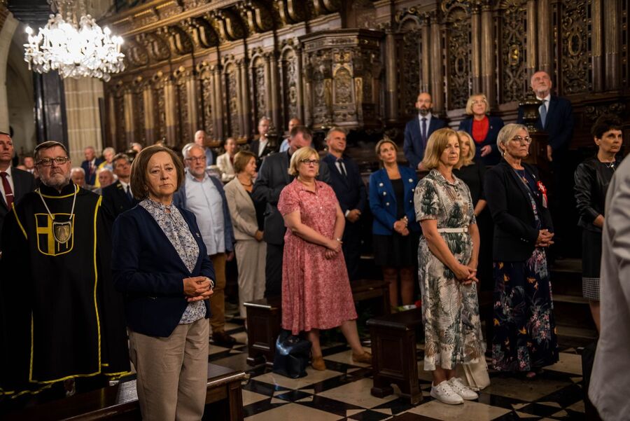 Krakowskie uroczystości w 42. rocznicę podpisania Porozumień Sierpniowych. Fot. Agnieszka Masłowska (IPN)