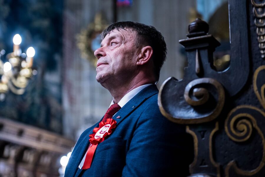 Krakowskie uroczystości w 42. rocznicę podpisania Porozumień Sierpniowych. Fot. Agnieszka Masłowska (IPN)