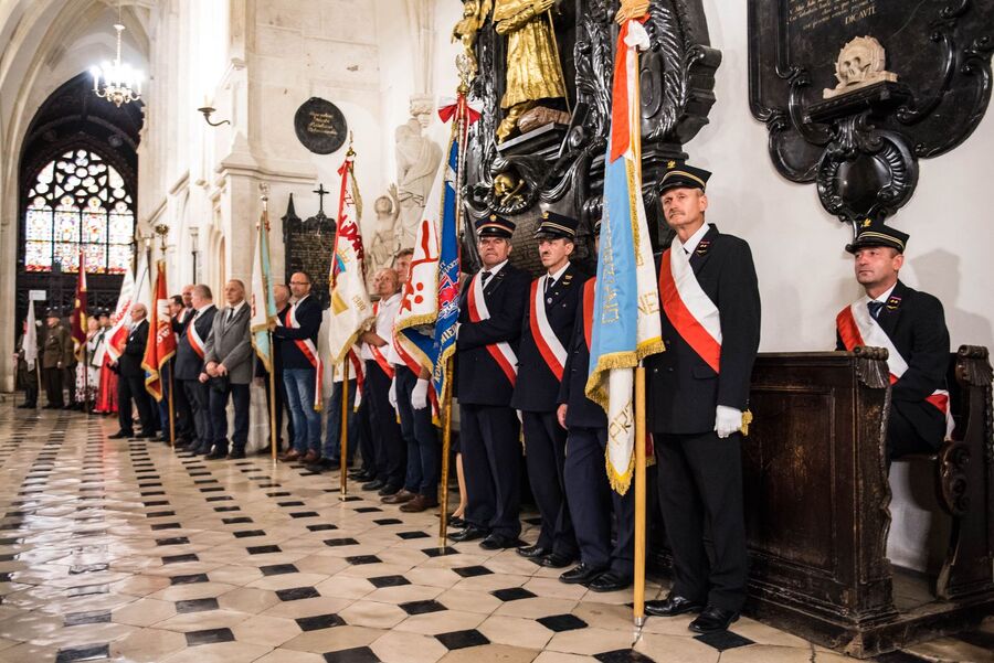 Krakowskie uroczystości w 42. rocznicę podpisania Porozumień Sierpniowych. Fot. Agnieszka Masłowska (IPN)
