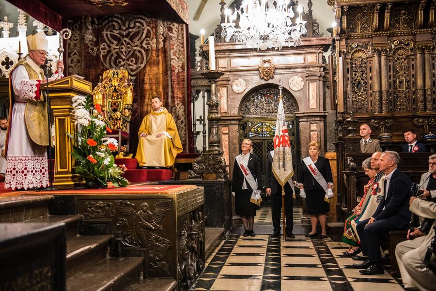 Krakowskie uroczystości w 42. rocznicę podpisania Porozumień Sierpniowych. Fot. Agnieszka Masłowska (IPN)