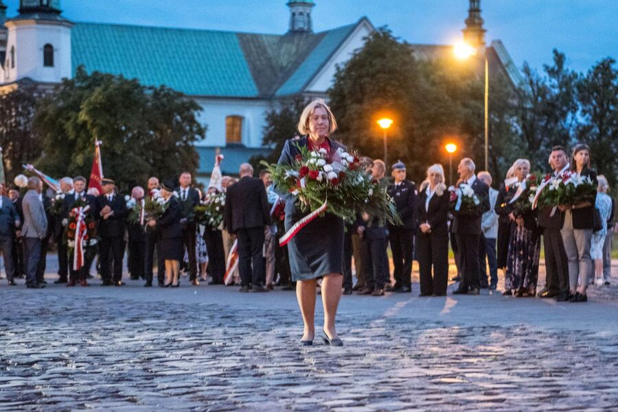 Krakowskie uroczystości w 42. rocznicę podpisania Porozumień Sierpniowych. Fot. Agnieszka Masłowska (IPN)