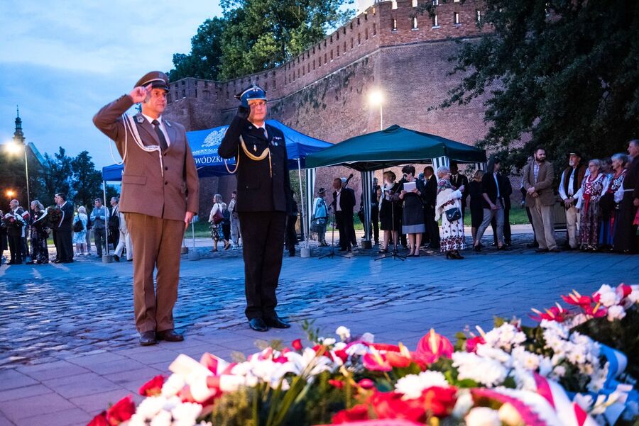 Krakowskie uroczystości w 42. rocznicę podpisania Porozumień Sierpniowych. Fot. Agnieszka Masłowska (IPN)