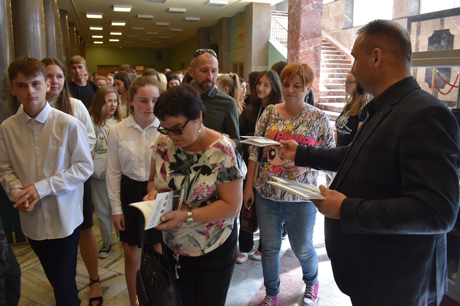 Premierowy pokaz filmu pt. „Kieleckie Westerplatte”. Fot. Dariusz Skrzyniarz (IPN)