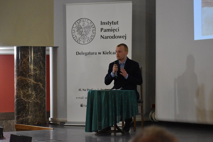 Premierowy pokaz filmu pt. „Kieleckie Westerplatte”. Fot. Dariusz Skrzyniarz (IPN)