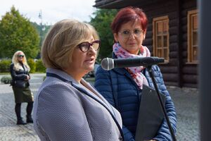 Nowy Sącz. Plenerowe spotkanie z historią AK. Fot. Agnieszka Masłowska (IPN)