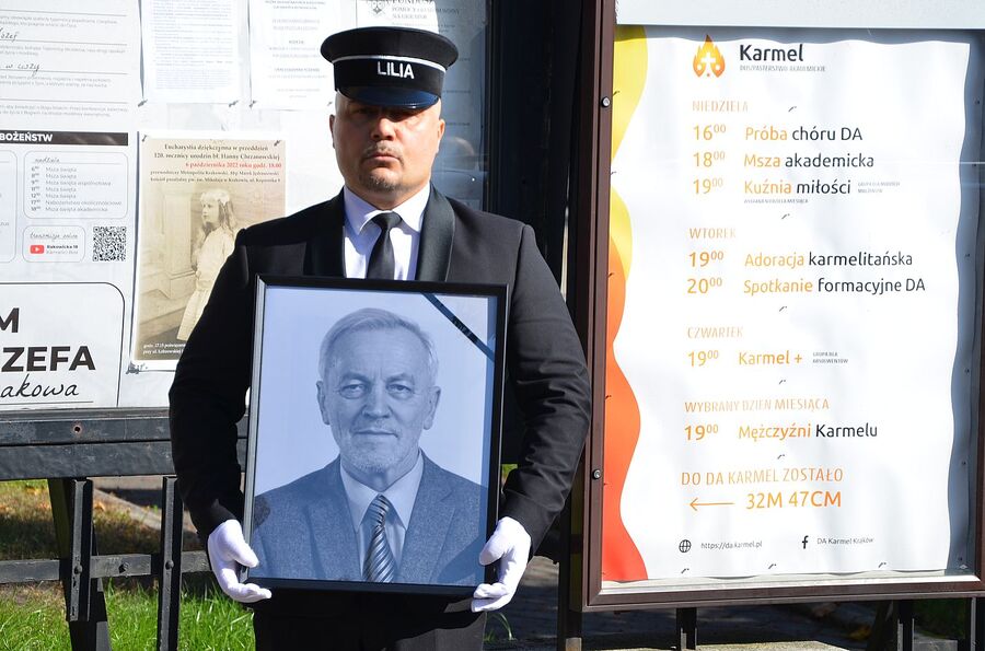 Uroczystości pogrzebowe Mieczysława Gila w Krakowie. Fot. Janusz Ślęzak (IPN)