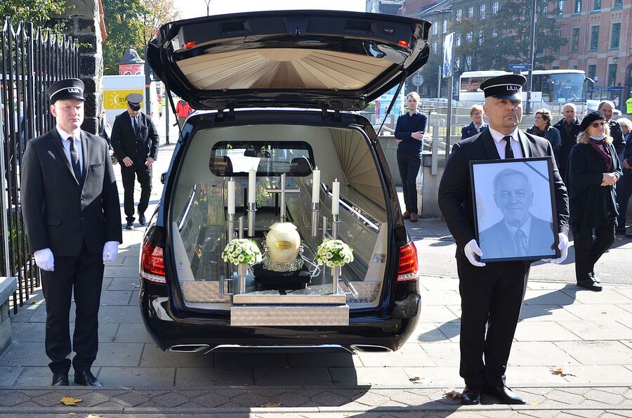 Uroczystości pogrzebowe Mieczysława Gila w Krakowie. Fot. Janusz Ślęzak (IPN)