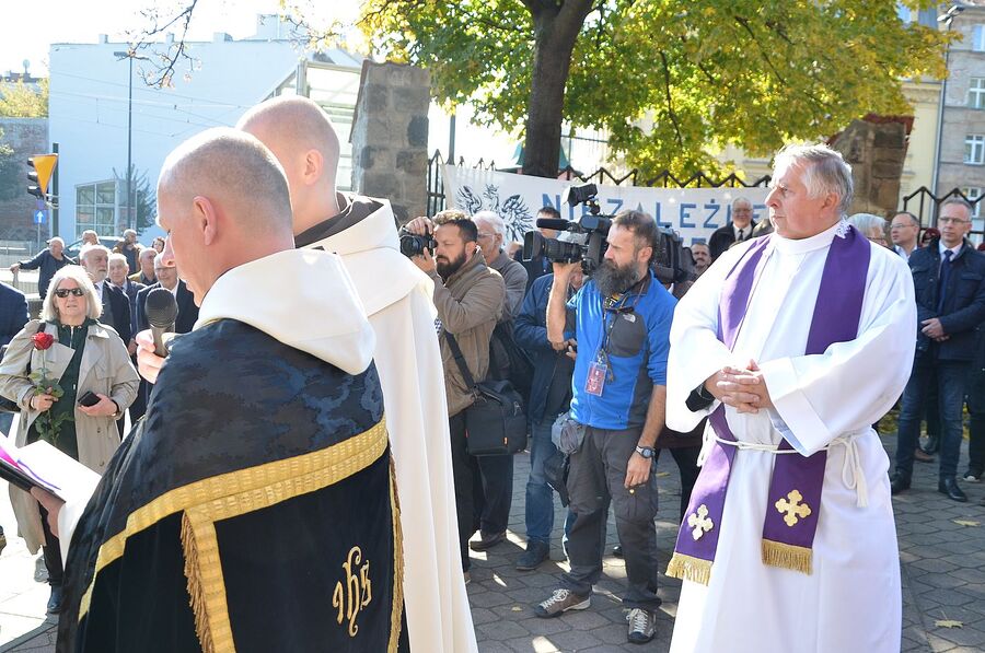 Uroczystości pogrzebowe Mieczysława Gila w Krakowie. Fot. Janusz Ślęzak (IPN)