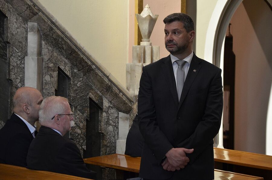 Uroczystości pogrzebowe Mieczysława Gila w Krakowie. Fot. Janusz Ślęzak (IPN)