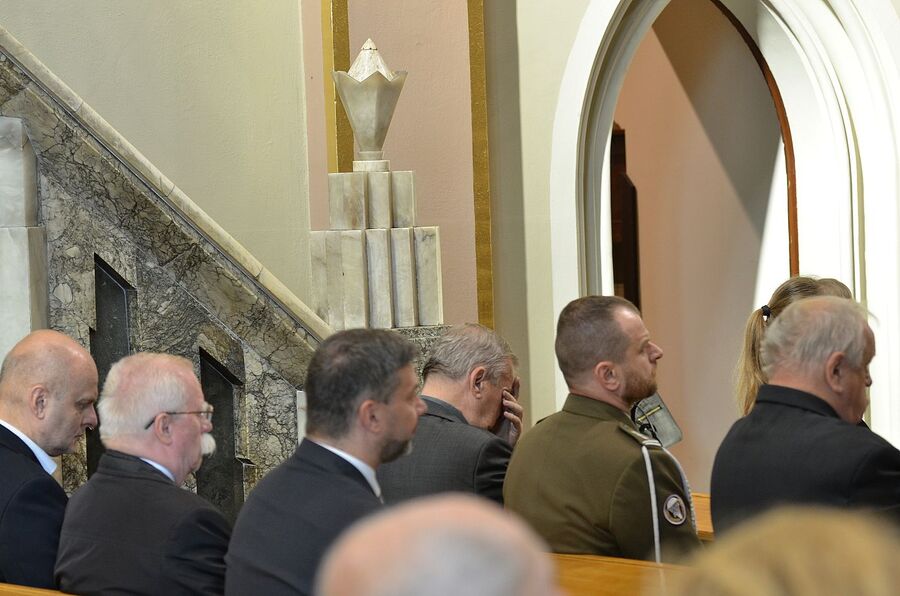 Uroczystości pogrzebowe Mieczysława Gila w Krakowie. Fot. Janusz Ślęzak (IPN)