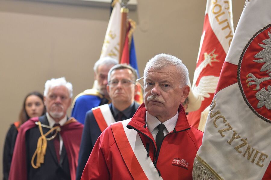 Uroczystości pogrzebowe Mieczysława Gila w Krakowie. Fot. Janusz Ślęzak (IPN)