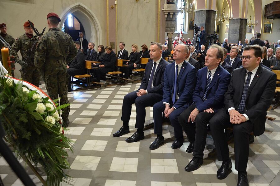 Uroczystości pogrzebowe Mieczysława Gila w Krakowie. Fot. Janusz Ślęzak (IPN)