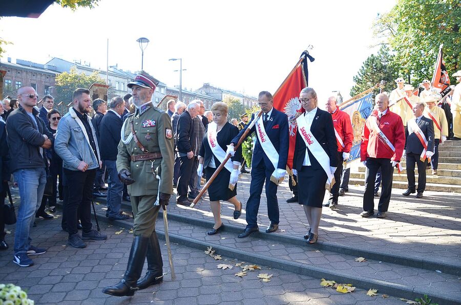 Uroczystości pogrzebowe Mieczysława Gila w Krakowie. Fot. Janusz Ślęzak (IPN)