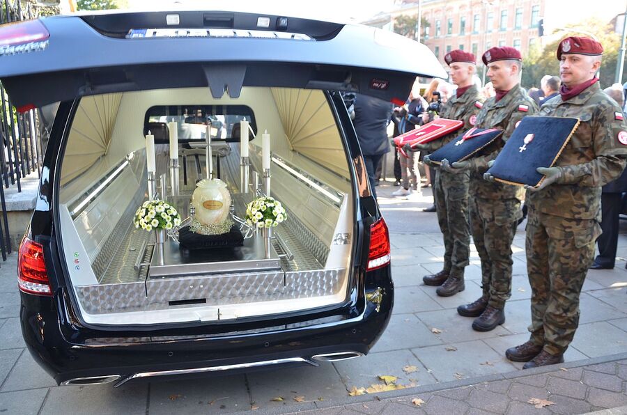 Uroczystości pogrzebowe Mieczysława Gila w Krakowie. Fot. Janusz Ślęzak (IPN)