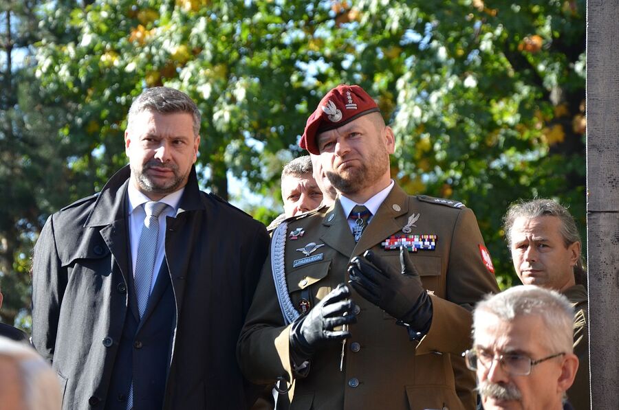 Uroczystości pogrzebowe Mieczysława Gila w Krakowie. Fot. Janusz Ślęzak (IPN)