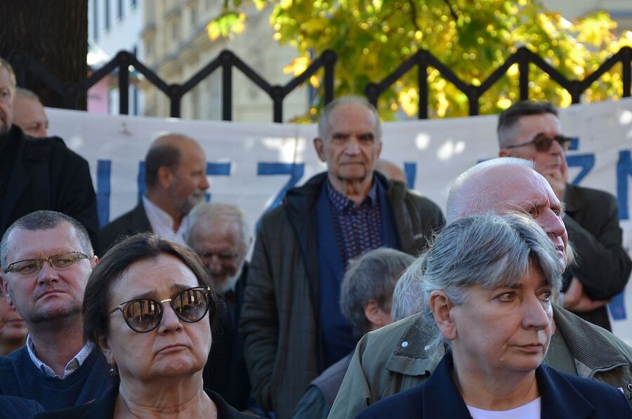Uroczystości pogrzebowe Mieczysława Gila w Krakowie. Fot. Janusz Ślęzak (IPN)