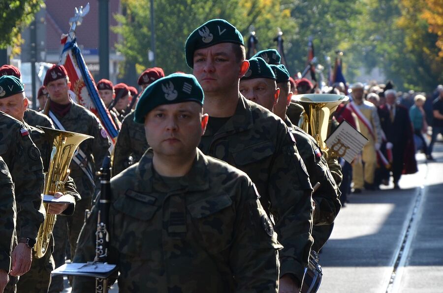 Uroczystości pogrzebowe Mieczysława Gila w Krakowie. Fot. Janusz Ślęzak (IPN)