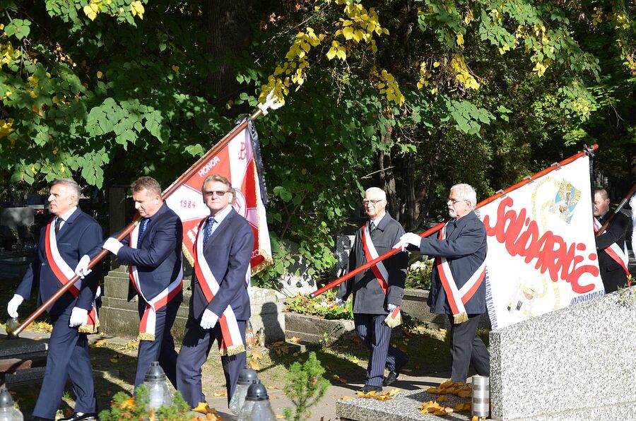 Uroczystości pogrzebowe Mieczysława Gila w Krakowie. Fot. Janusz Ślęzak (IPN)