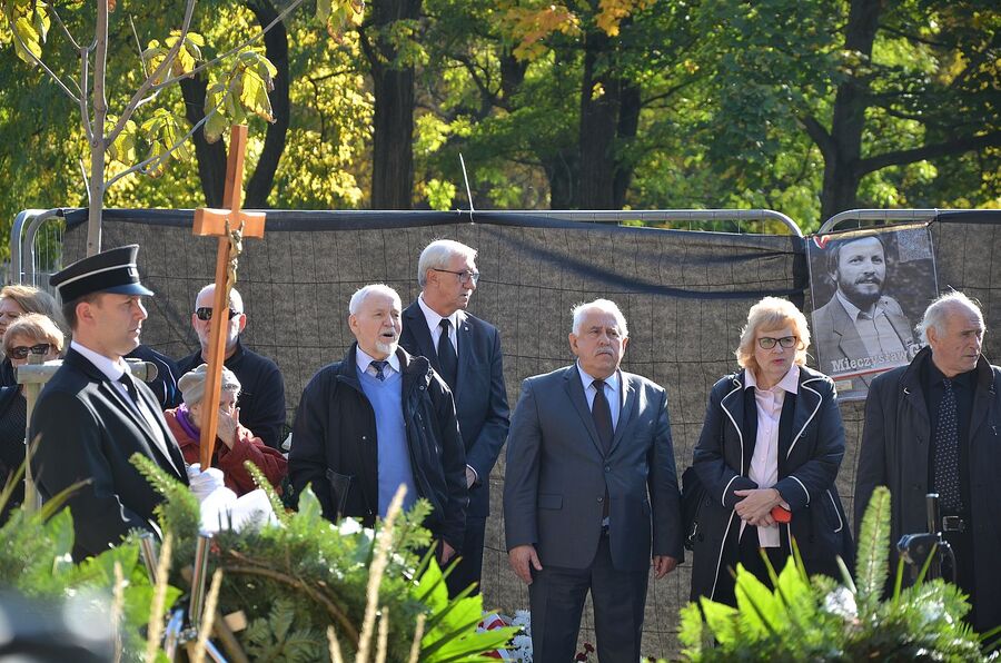 Uroczystości pogrzebowe Mieczysława Gila w Krakowie. Fot. Janusz Ślęzak (IPN)