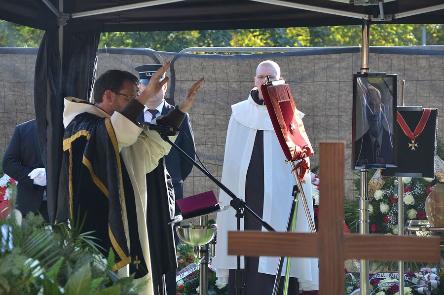 Uroczystości pogrzebowe Mieczysława Gila w Krakowie. Fot. Janusz Ślęzak (IPN)