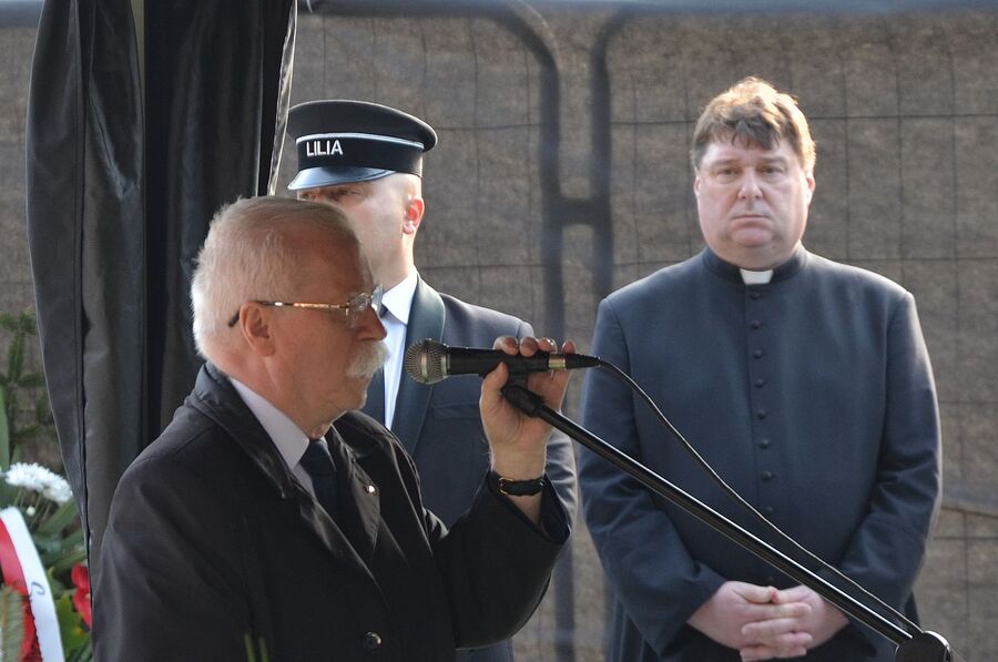 Uroczystości pogrzebowe Mieczysława Gila w Krakowie. Fot. Janusz Ślęzak (IPN)