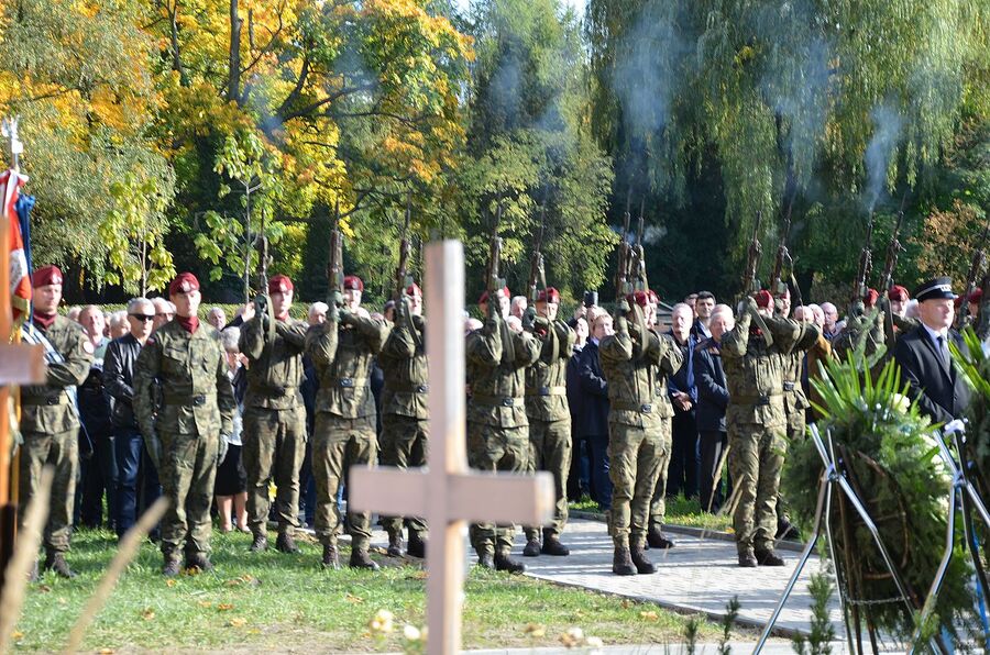 Uroczystości pogrzebowe Mieczysława Gila w Krakowie. Fot. Janusz Ślęzak (IPN)