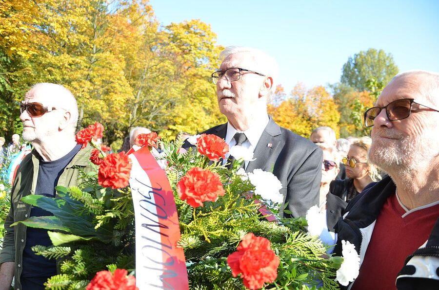 Uroczystości pogrzebowe Mieczysława Gila w Krakowie. Fot. Janusz Ślęzak (IPN)